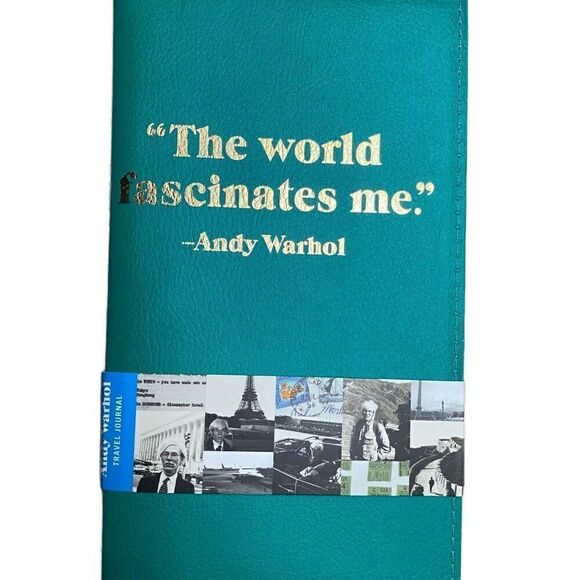Andy Warhol Quotation Travel Journal - Picture 1 of 6